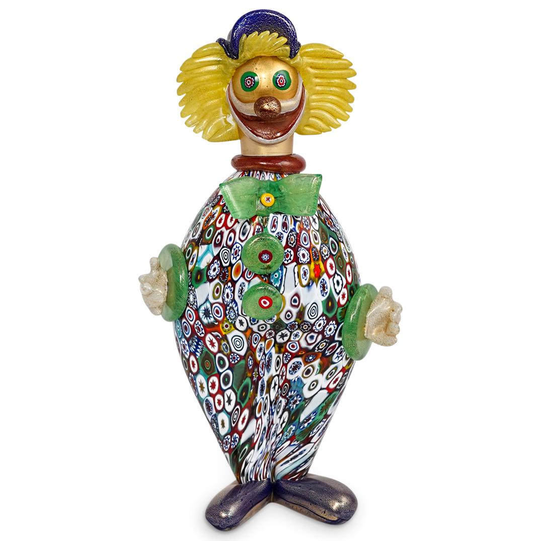Murano "Clown With Murrine" Art Glass Figurine (1 of 9)