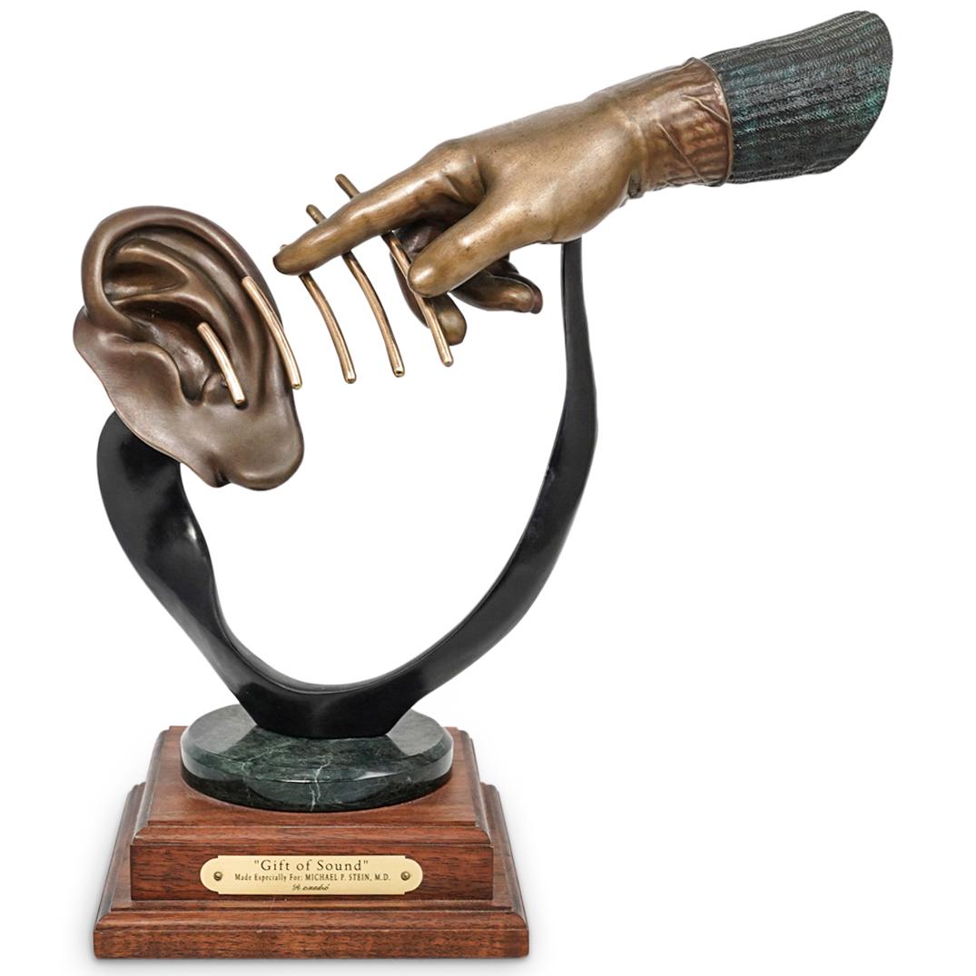 Ronadro (20th Cent) "Gift of Sound" Bronze Sculpture (1 of 6)