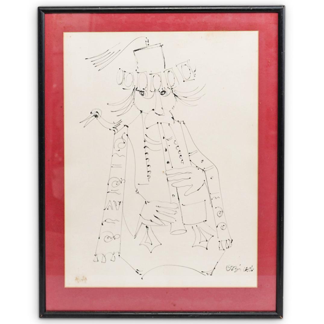 (2 Pc) Signed Jovan Obican ( French, 1918) Paintings (1 of 12)