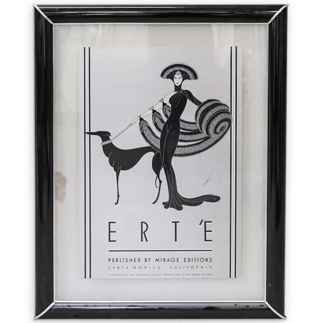 1980 Signed Erte "Symphony in Black" Mirage Edition (1 of 6)