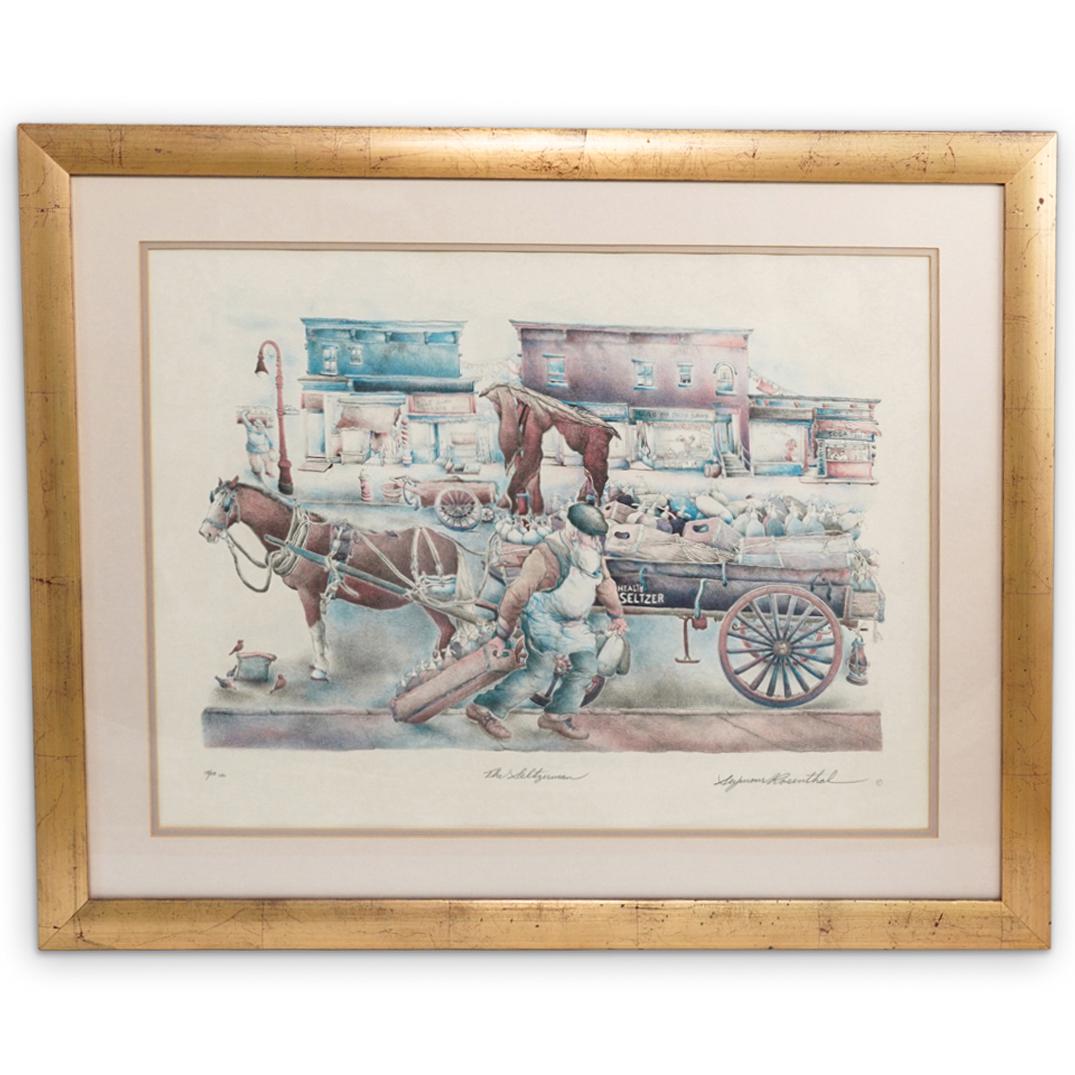 Seymour Rosenthal "The Seltzerman" Hand Colored (1 of 8)