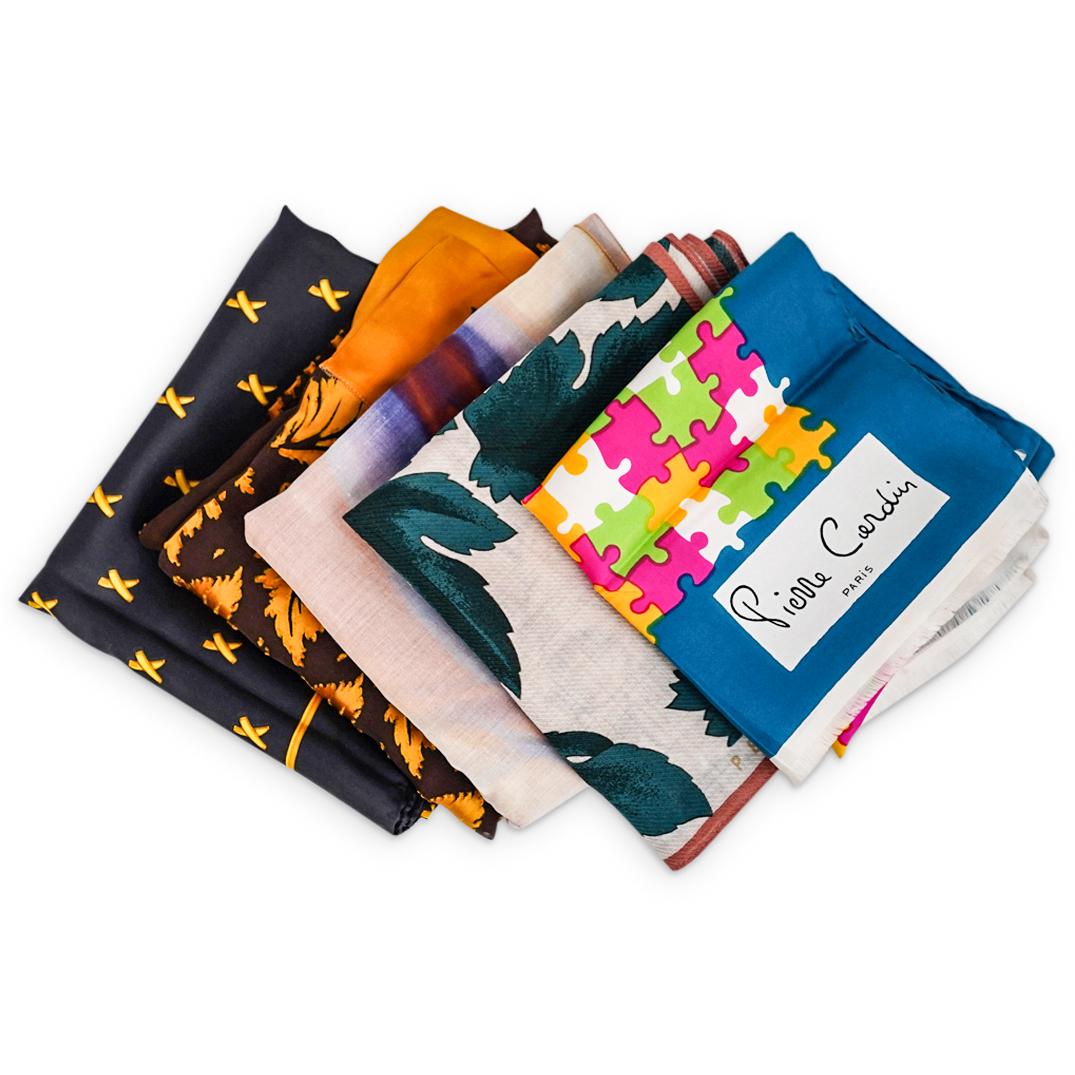 (5 Pc) European Designers Scarves Grouping Set (1 of 10)