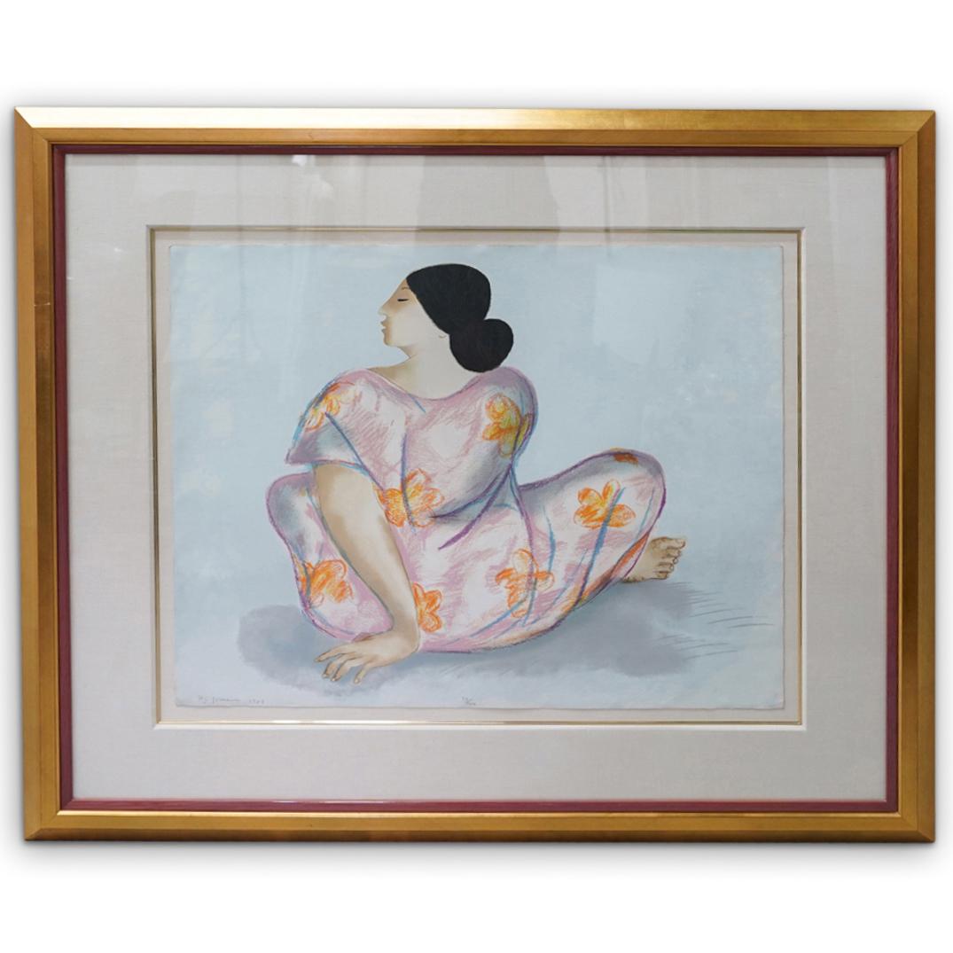 R.C. Gorman (Dine, 1932-2005) "Women From Maui State" (1 of 5)