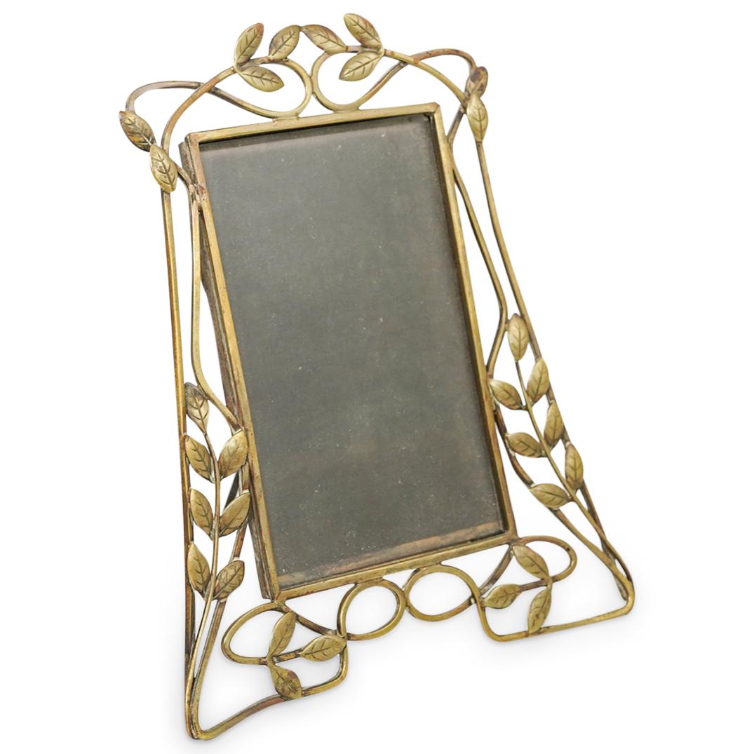 Art Nouveau Bronze Picture Frame (1 of 5)