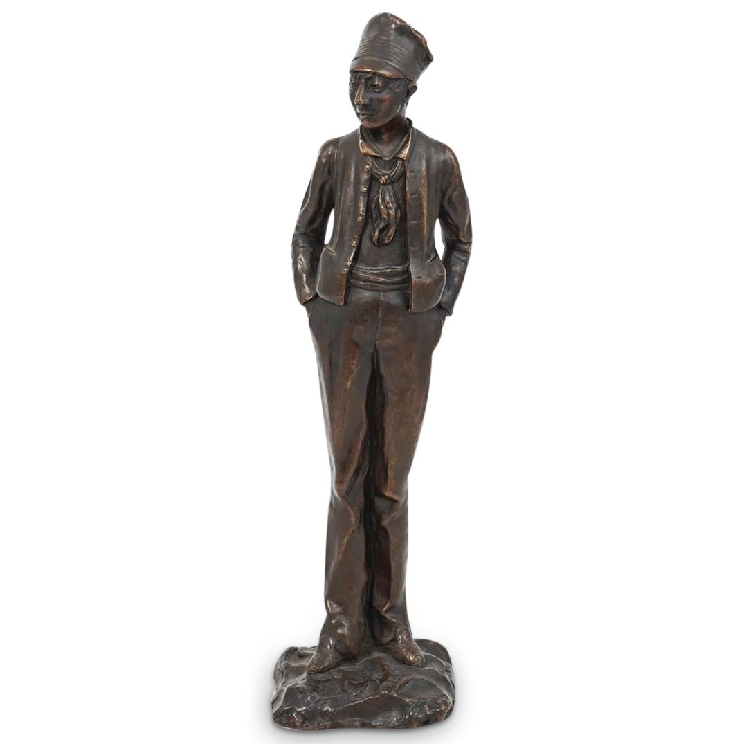 After Mathurin Moreau Bronze Figural Statue (1 of 7)