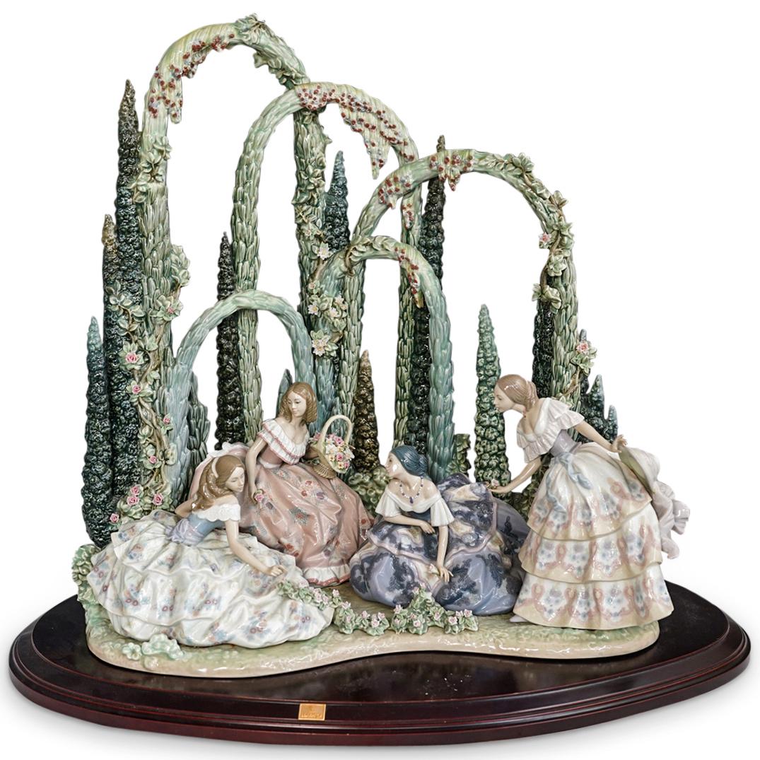 Lladro "Garden Party" Porcelain Grouping (1 of 19)