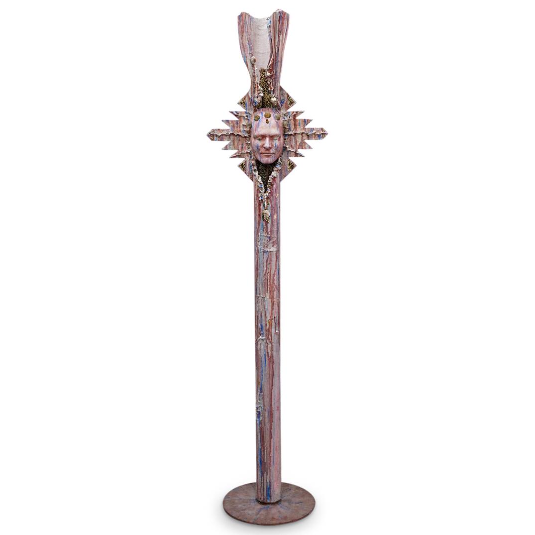 Ed Regensburg (American) Totemic Mixed Media Sculptural (1 of 16)