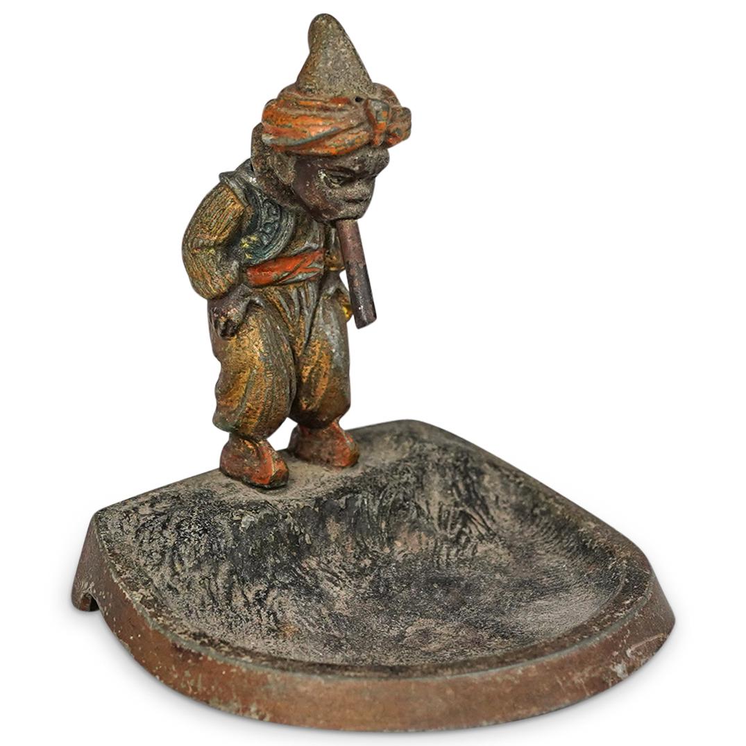 Orientalist Austrian Smoking Bronze Figure (1 of 5)