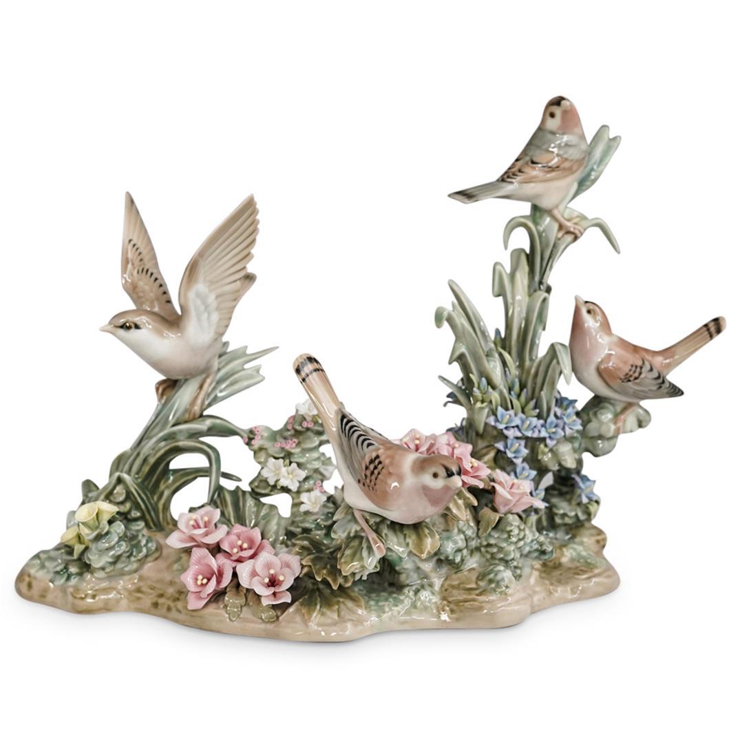 Lladro "Spring Birds" Porcelain Grouping (1 of 9)