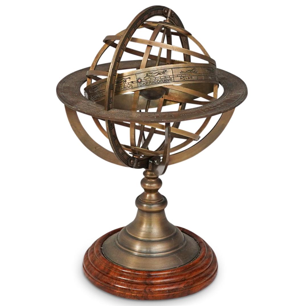 French G. Gobille Brass Armillary Sphere (1 of 10)