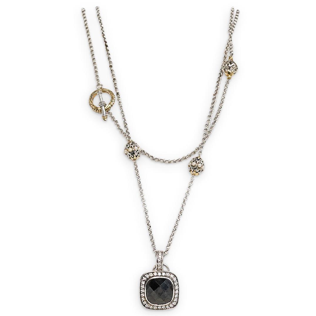 Sterling Silver Necklace w/ Pendant (1 of 5)