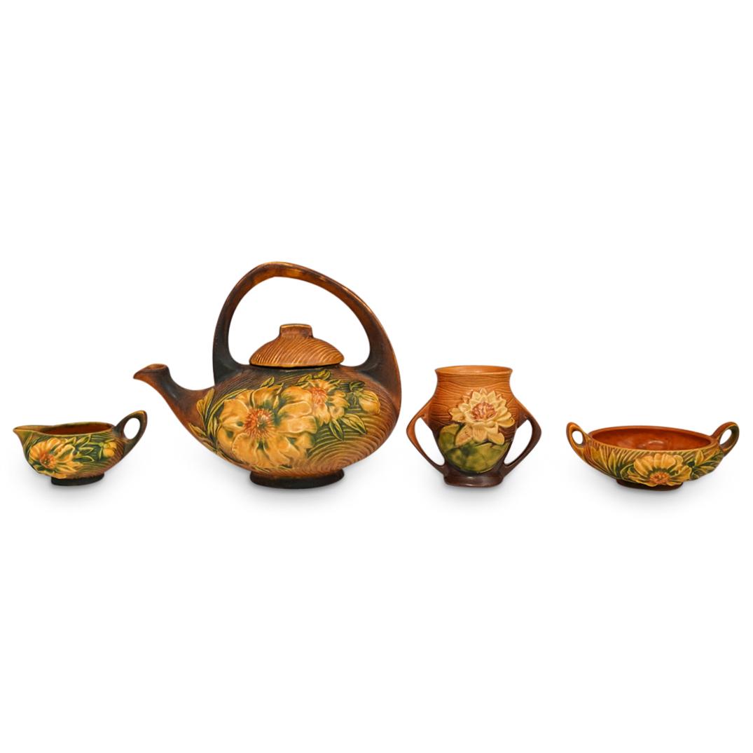 (4 Pc) Roseville Pottery Grouping Set (1 of 11)