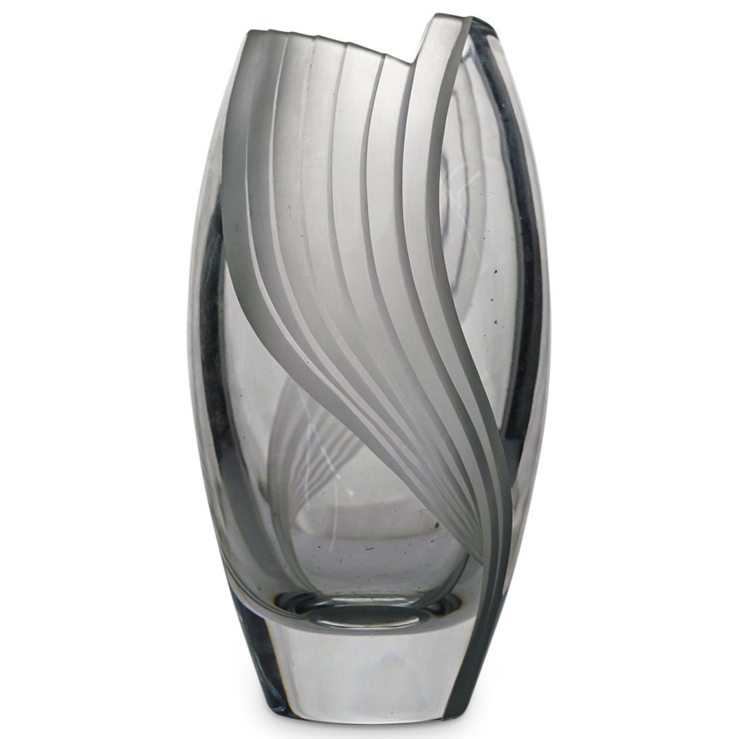 Art Deco Style Glass Vase (1 of 6)