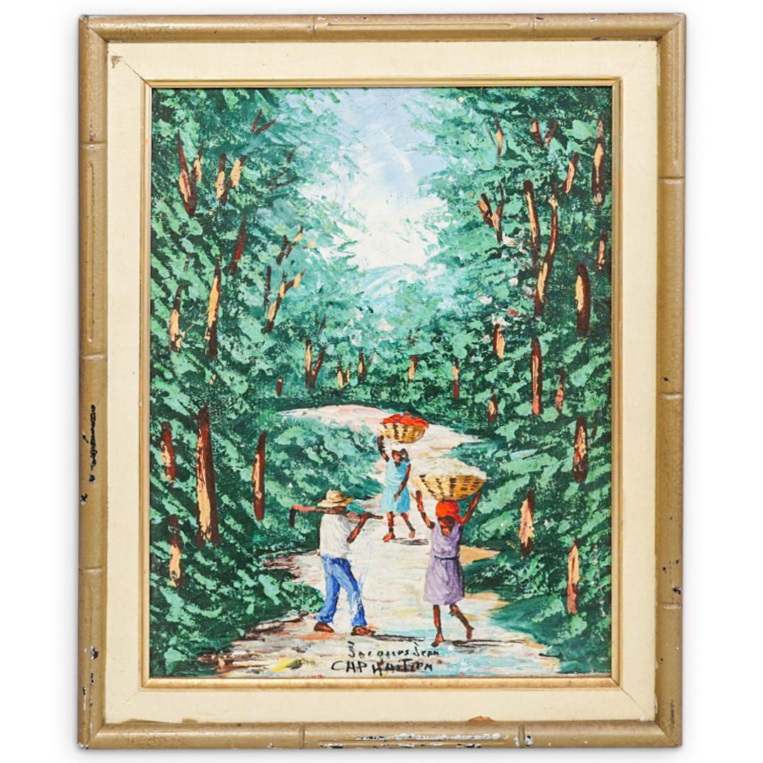 Jean Jacques (Haitian, 1943) Acrylic On Canvas (1 of 5)