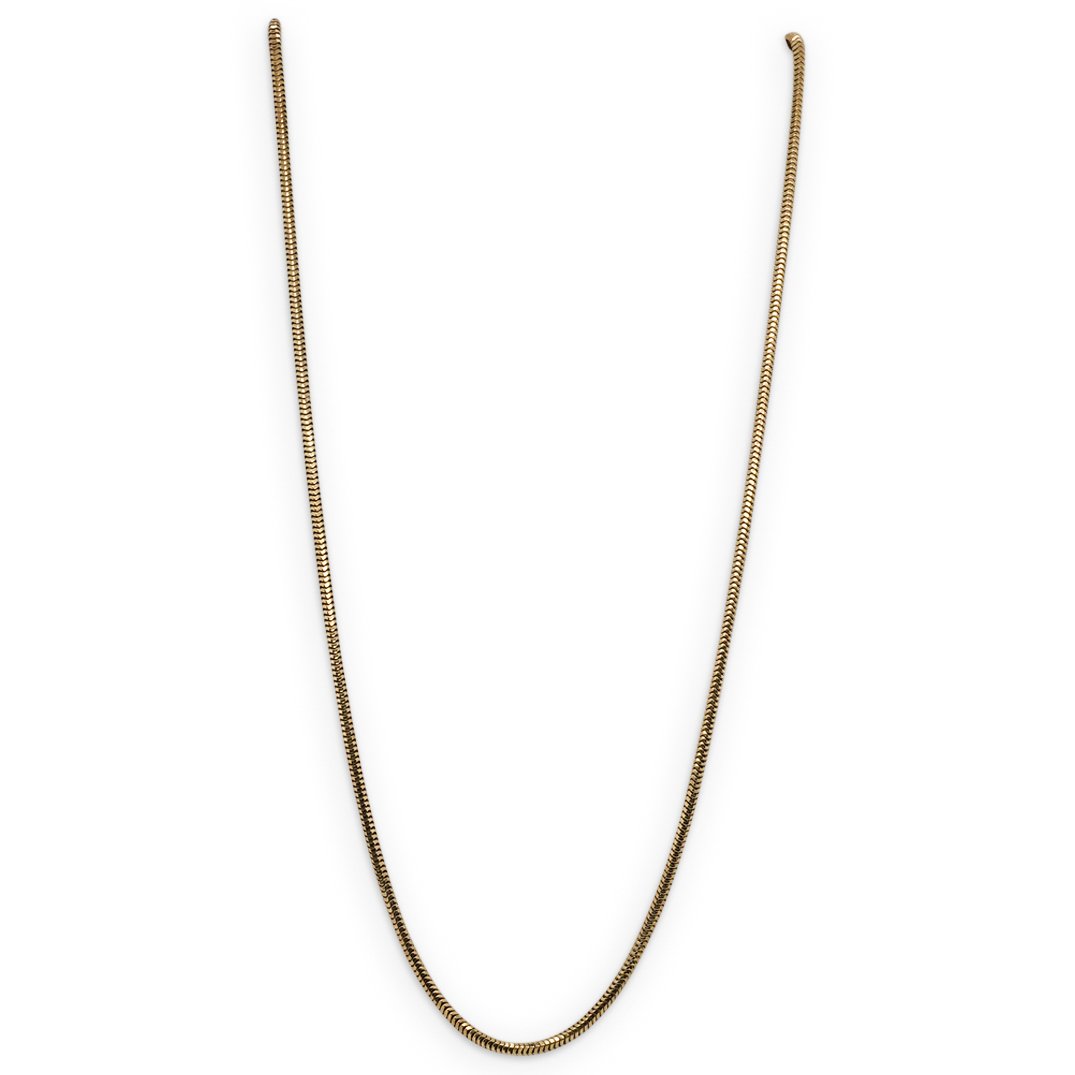 Italian 14k Gold Snake Chain Necklace (1 of 2)
