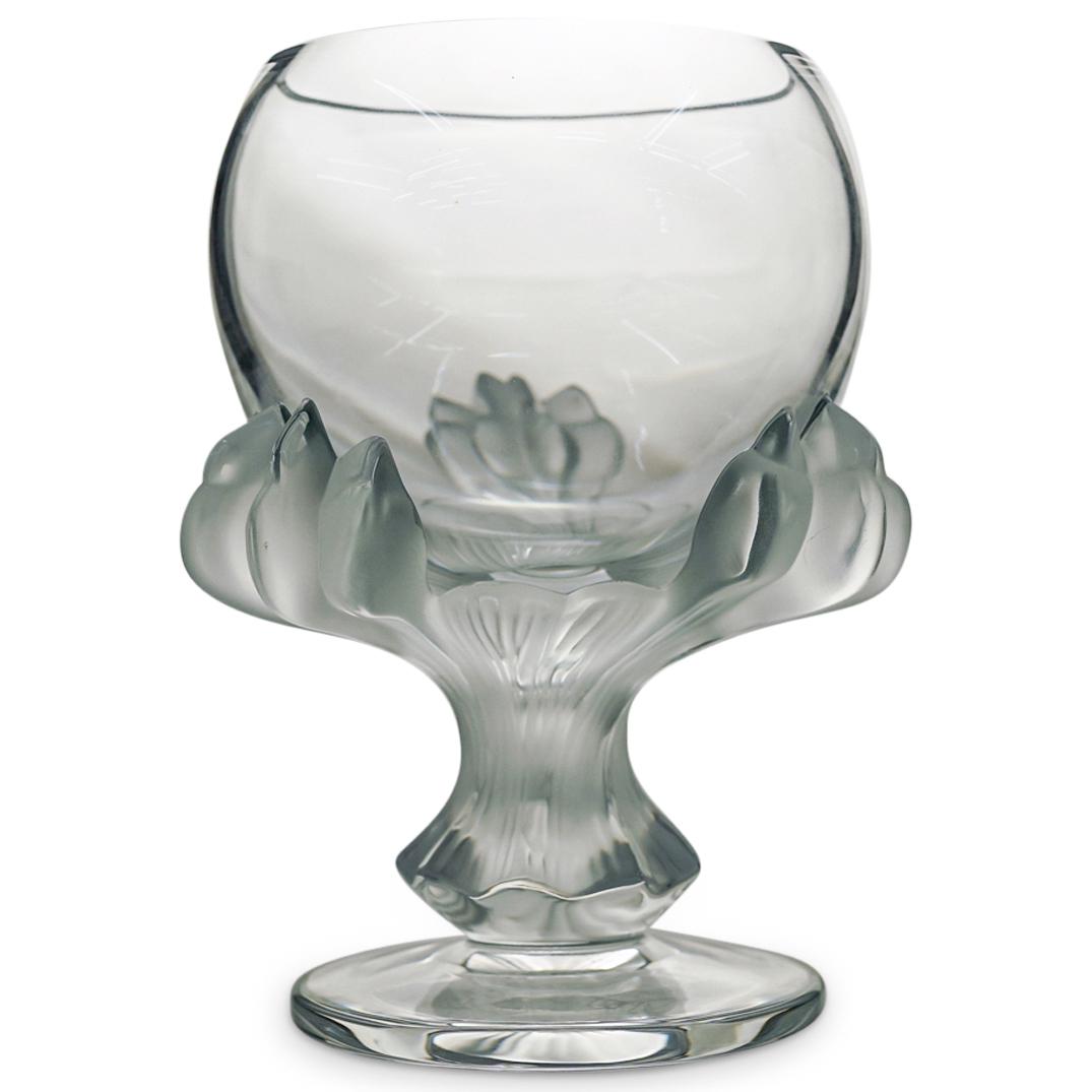 Lalique Bagheera Crystal Vase (1 of 5)