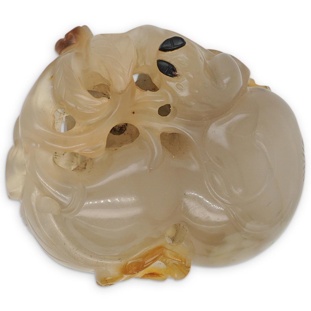 Suzhou School Chinese Carved Agate Toggle (1 of 4)