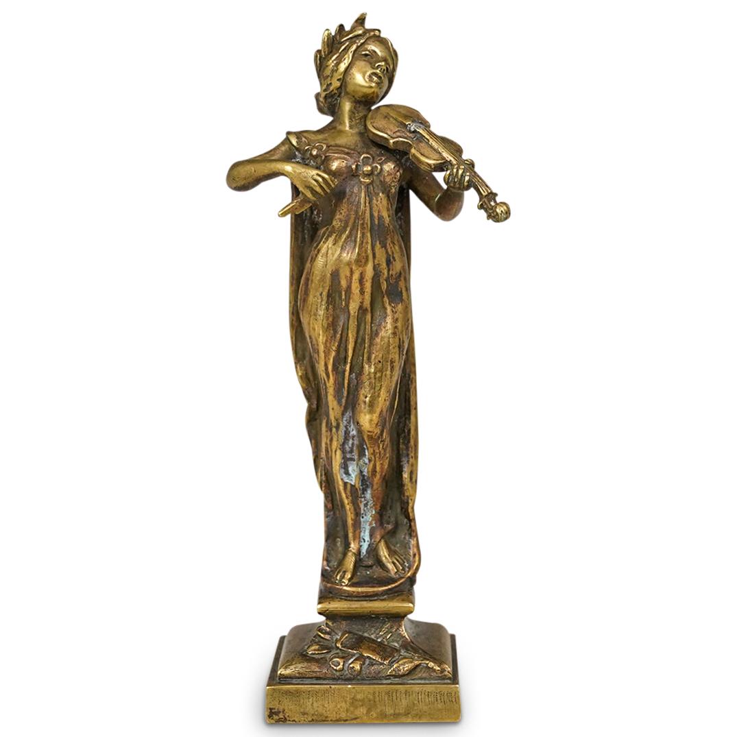 Andor Ruff (Austrian. Born 1885) Violinist Bronze (1 of 7)