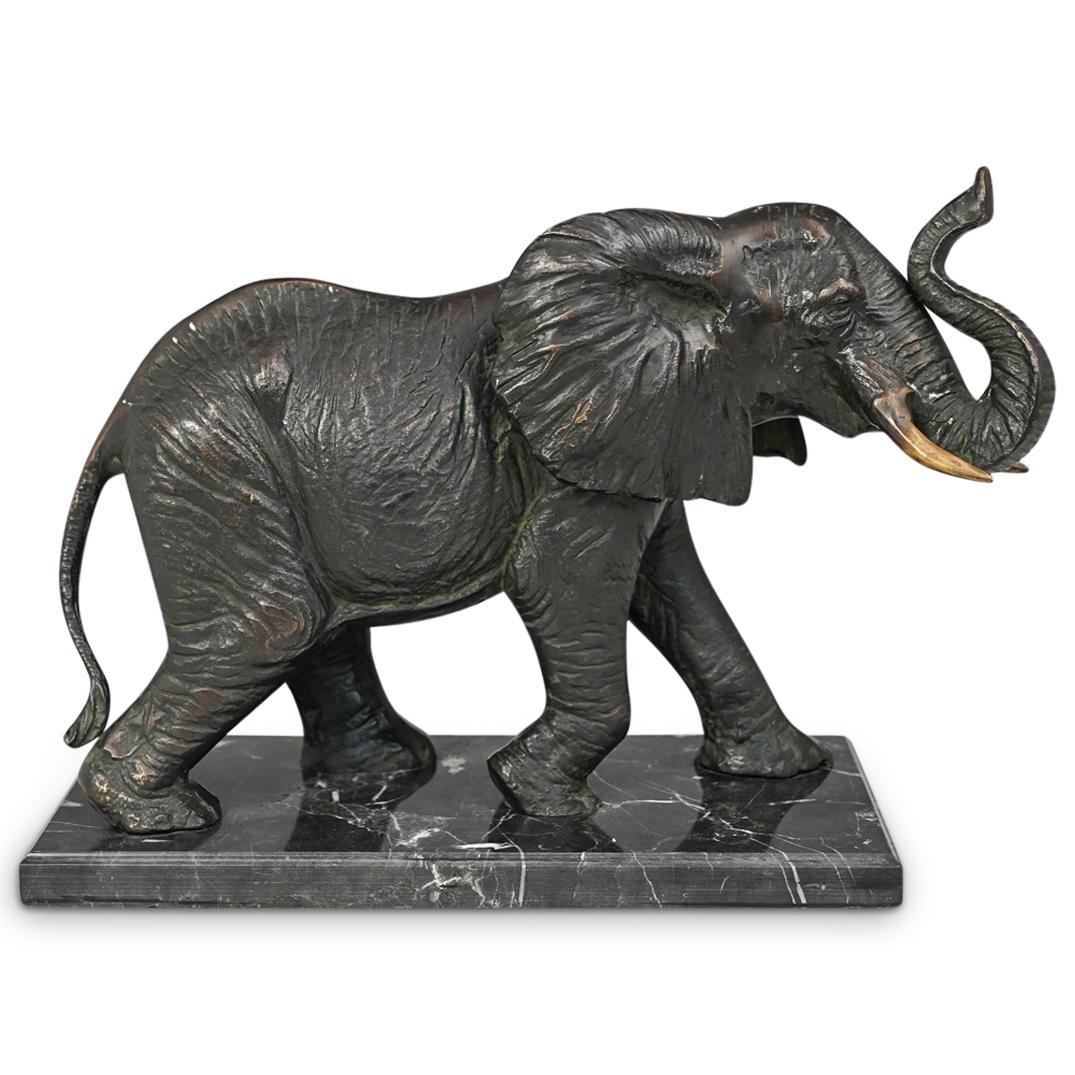 Large Bronze Elephant Sculpture (1 of 8)