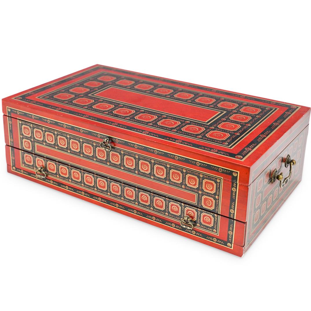 Ornate Flatware Storage Chest (1 of 10)