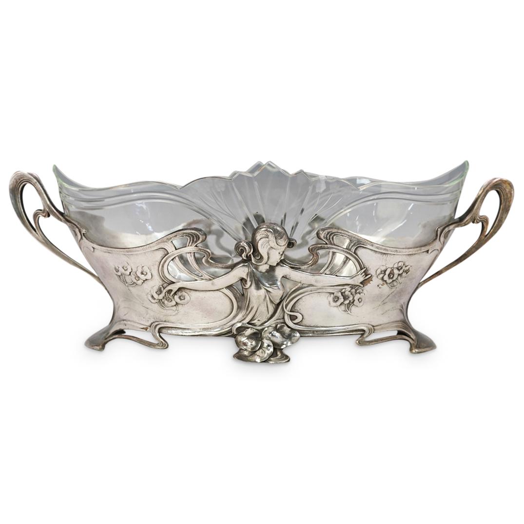 Art Nouveau Silver Plated Centerpiece (1 of 6)