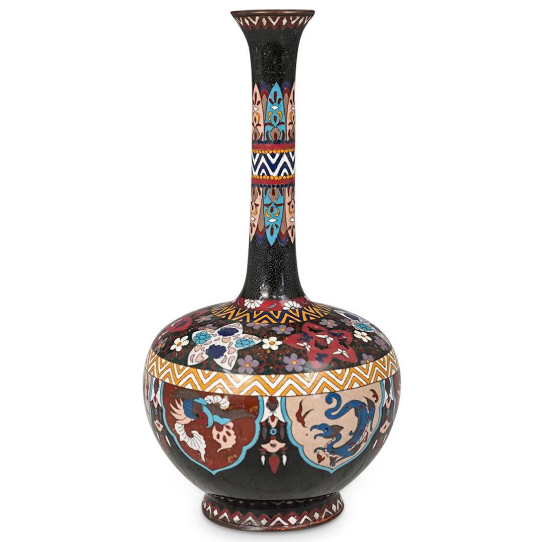 Chinese Antique Cloisonne Vase (1 of 3)
