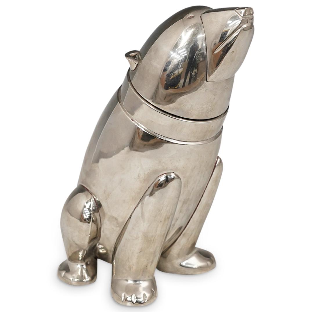 Mid Century Silver Plated Polar Bear Cocktail Shaker (1 of 8)