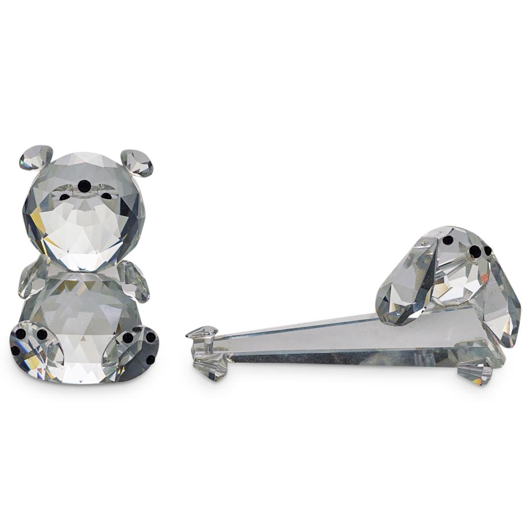 (8 Pc) Swarovski Style Crystal Animal Figurines (1 of 8)