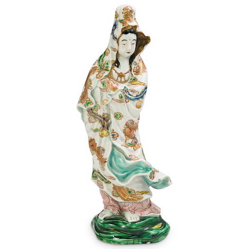 Japanese Satsuma Kannon Figurine Oct 28, 2021 Akiba Antiques in FL