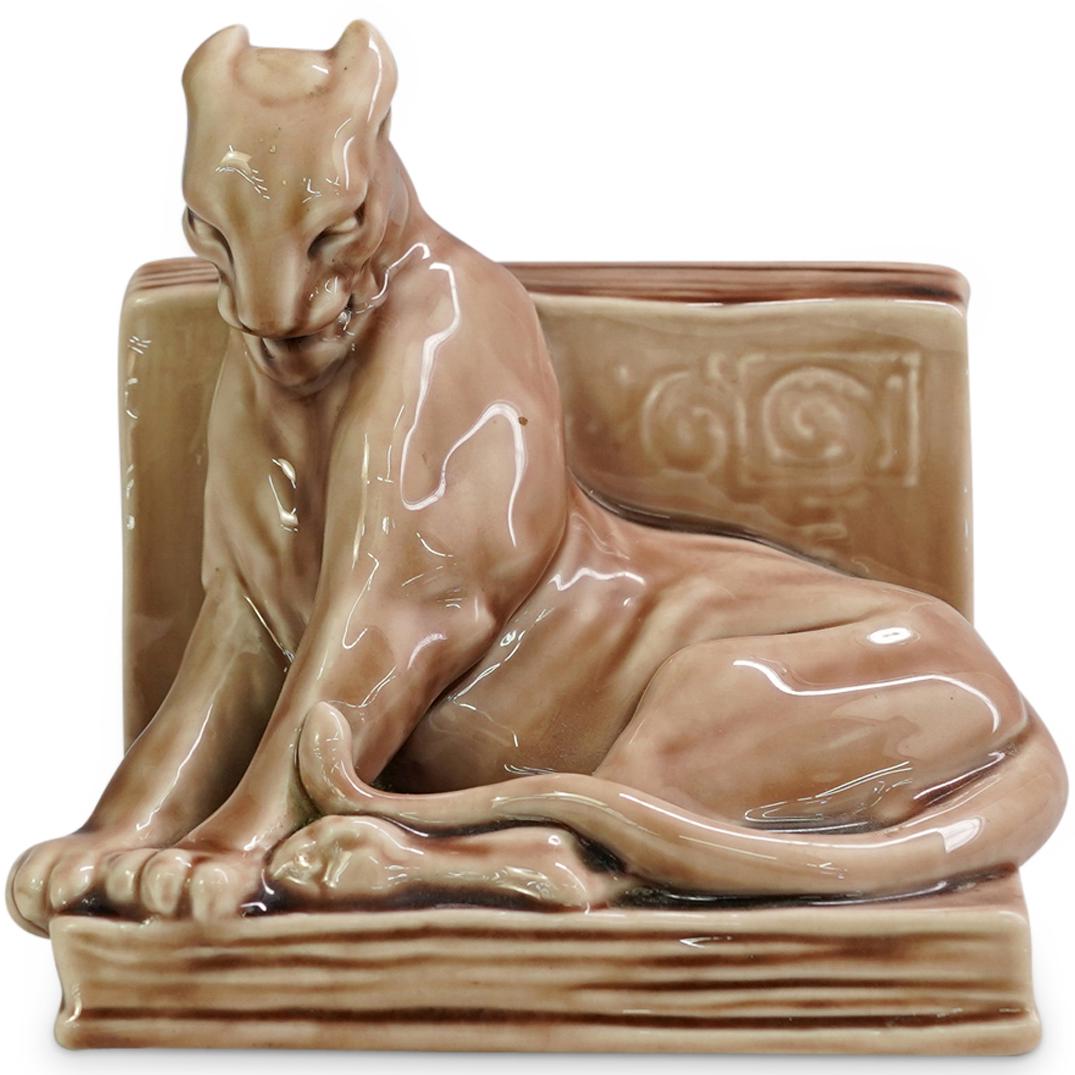 Rookwood Pottery Panther Bookend (1 of 7)