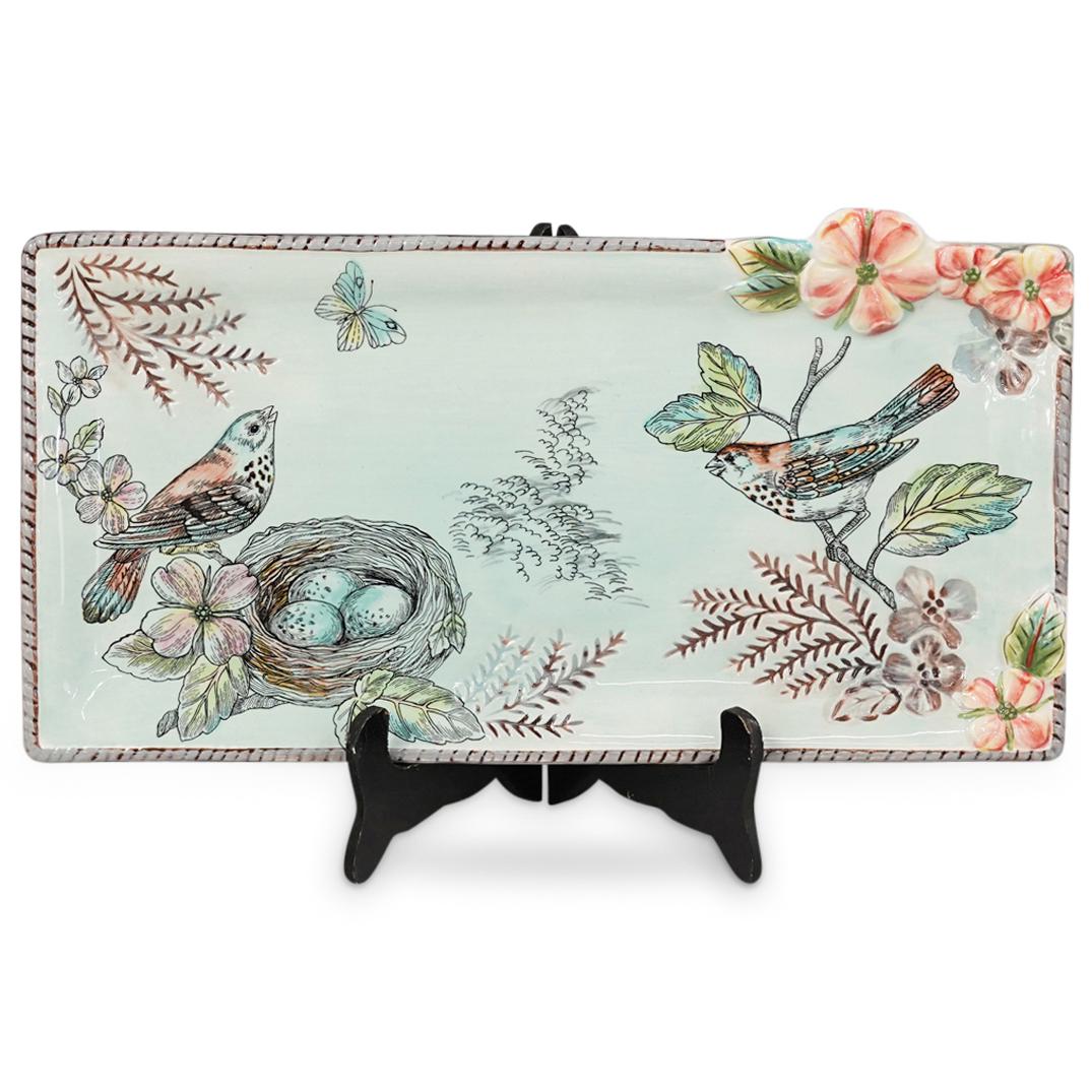 Fitz & Floyd Porcelain Dessert Tray (1 of 6)