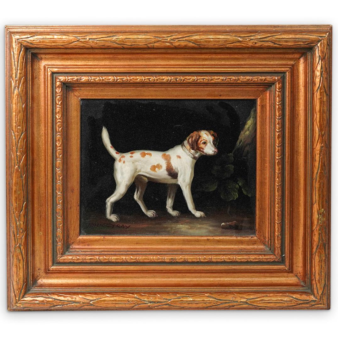 John Gray (England,1885-1904) Oil On Canvas (1 of 6)