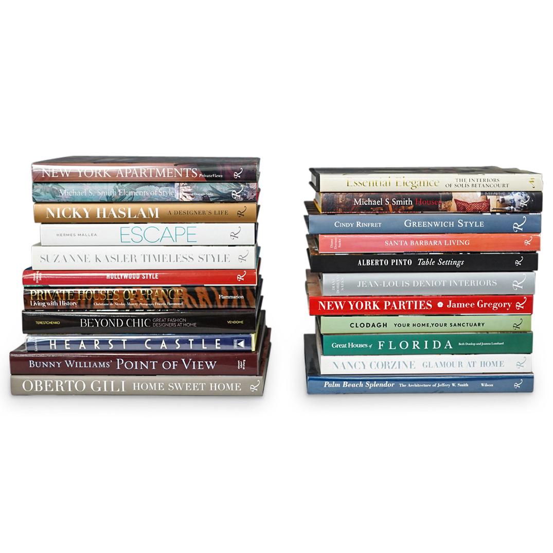 (22 Pc) Interior Design Books Grouping Set (1 of 14)
