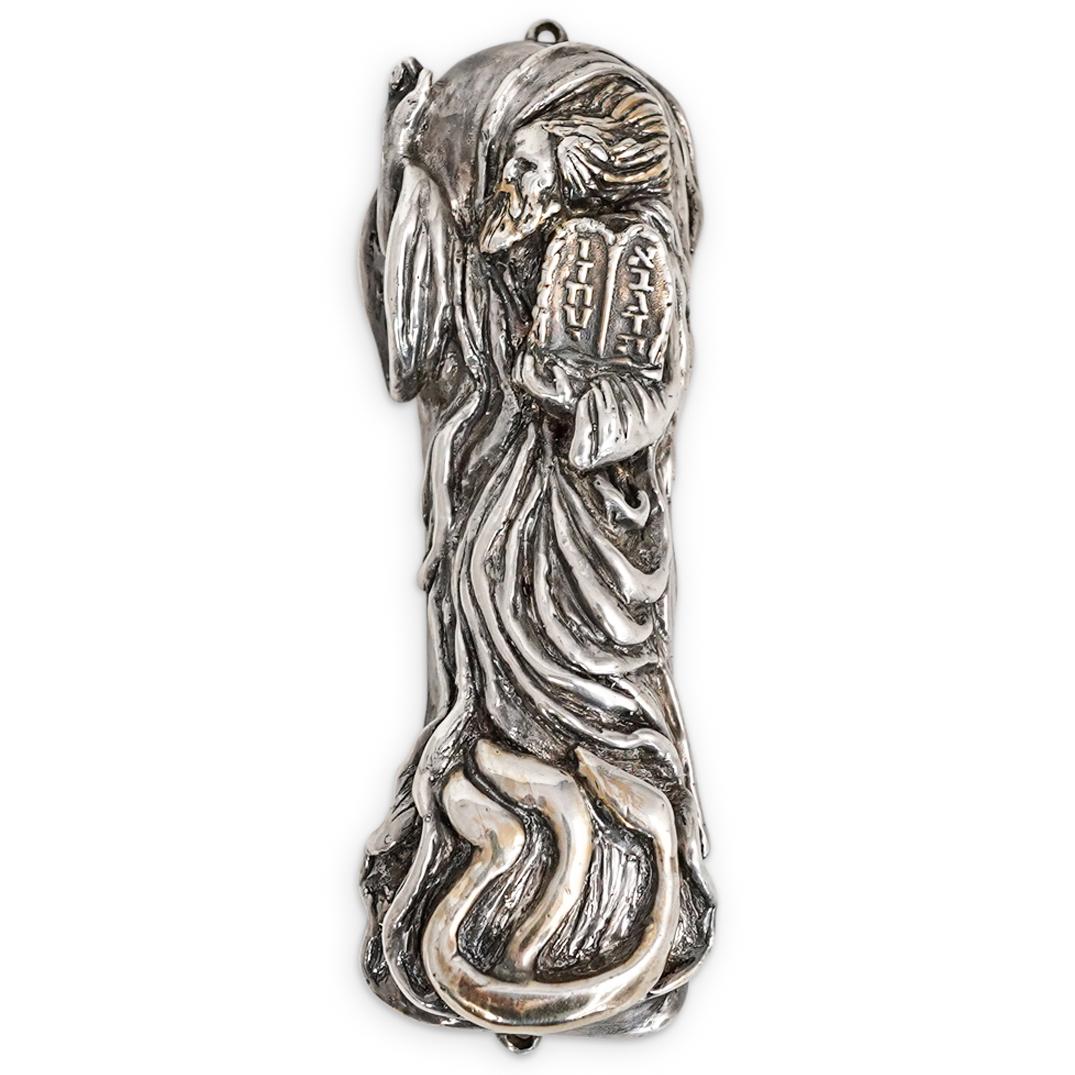 Judaica Sterling Overlaid Mezuzah by Yaacov Heller (1 of 3)