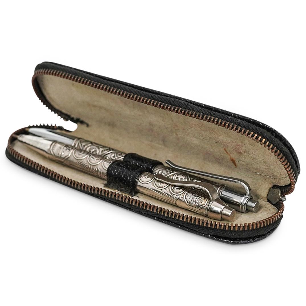 (2 Pc) Judaica Sterling Silver Writing Pens (1 of 10)