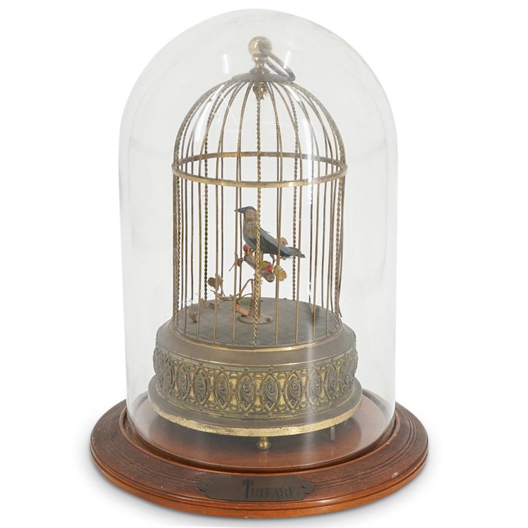 Antique French Automaton Bird Cage (1 of 10)