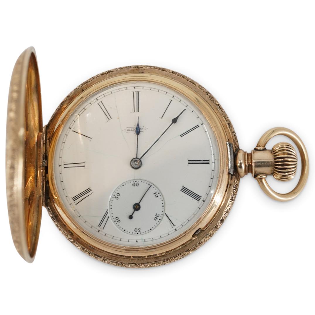 14K Gold Elgin Pocket Watch (1 of 5)