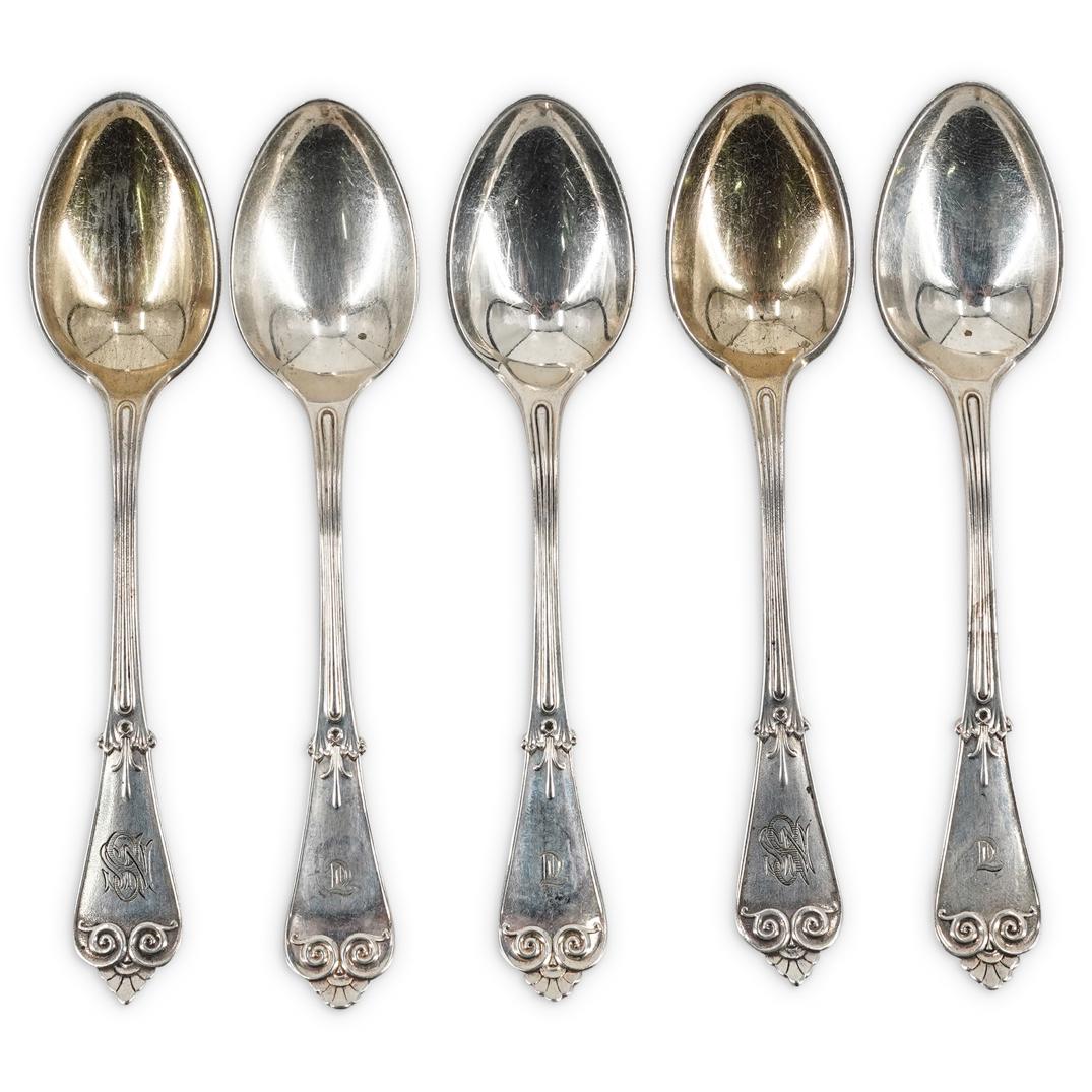 (5Pc) Tiffany & Co. "Beekman" Sterling Silver Flatware (1 of 5)