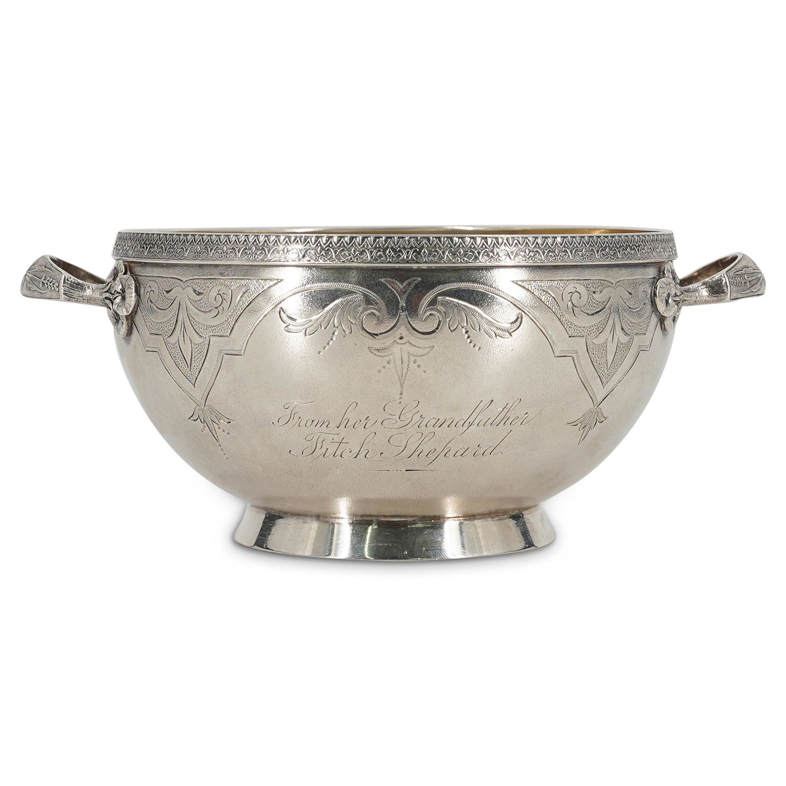 Gorham Sterling Silver Double Handled Bowl (1 of 5)