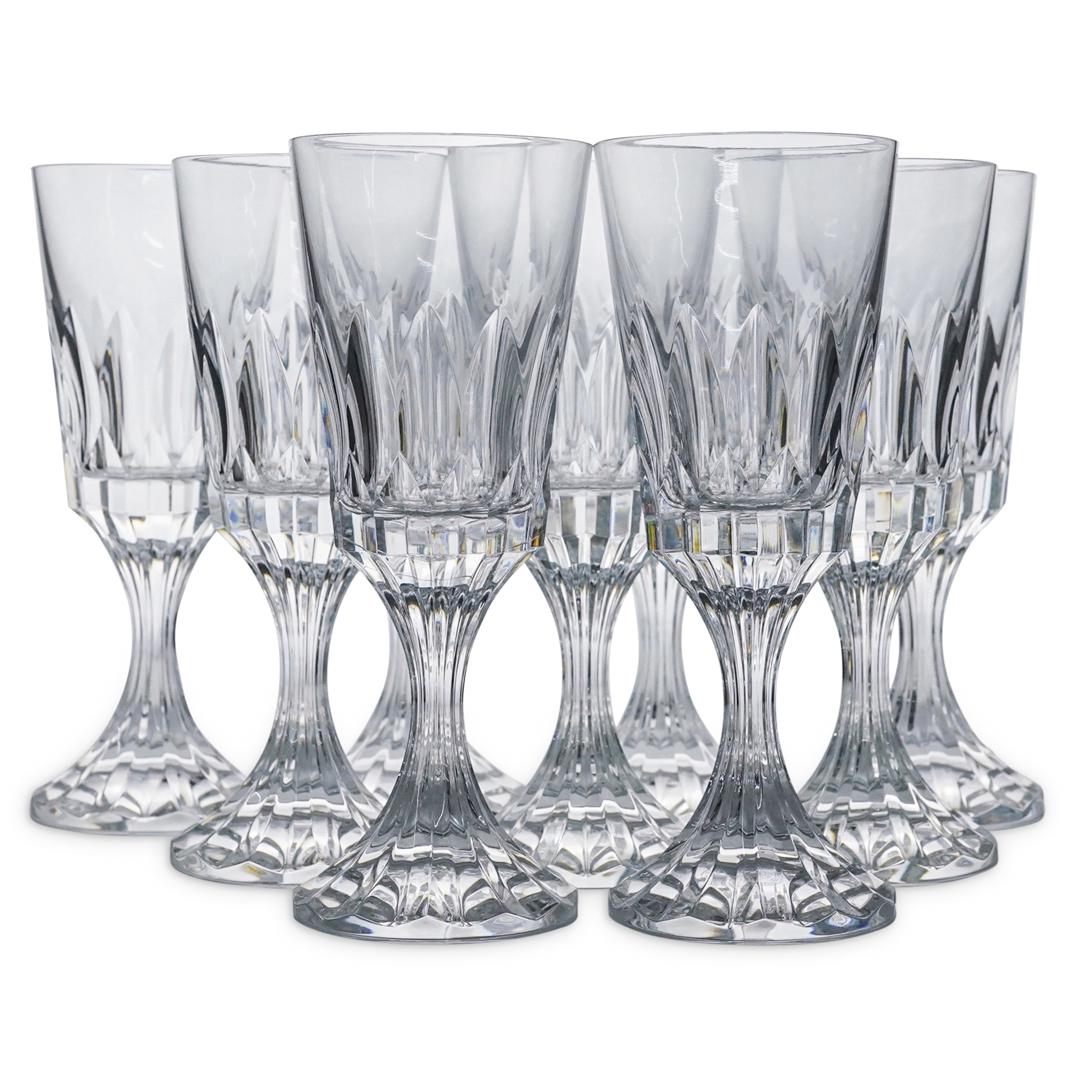 (9Pc) Baccarat "D'Assas" Crystal Water Goblet Set (1 of 9)