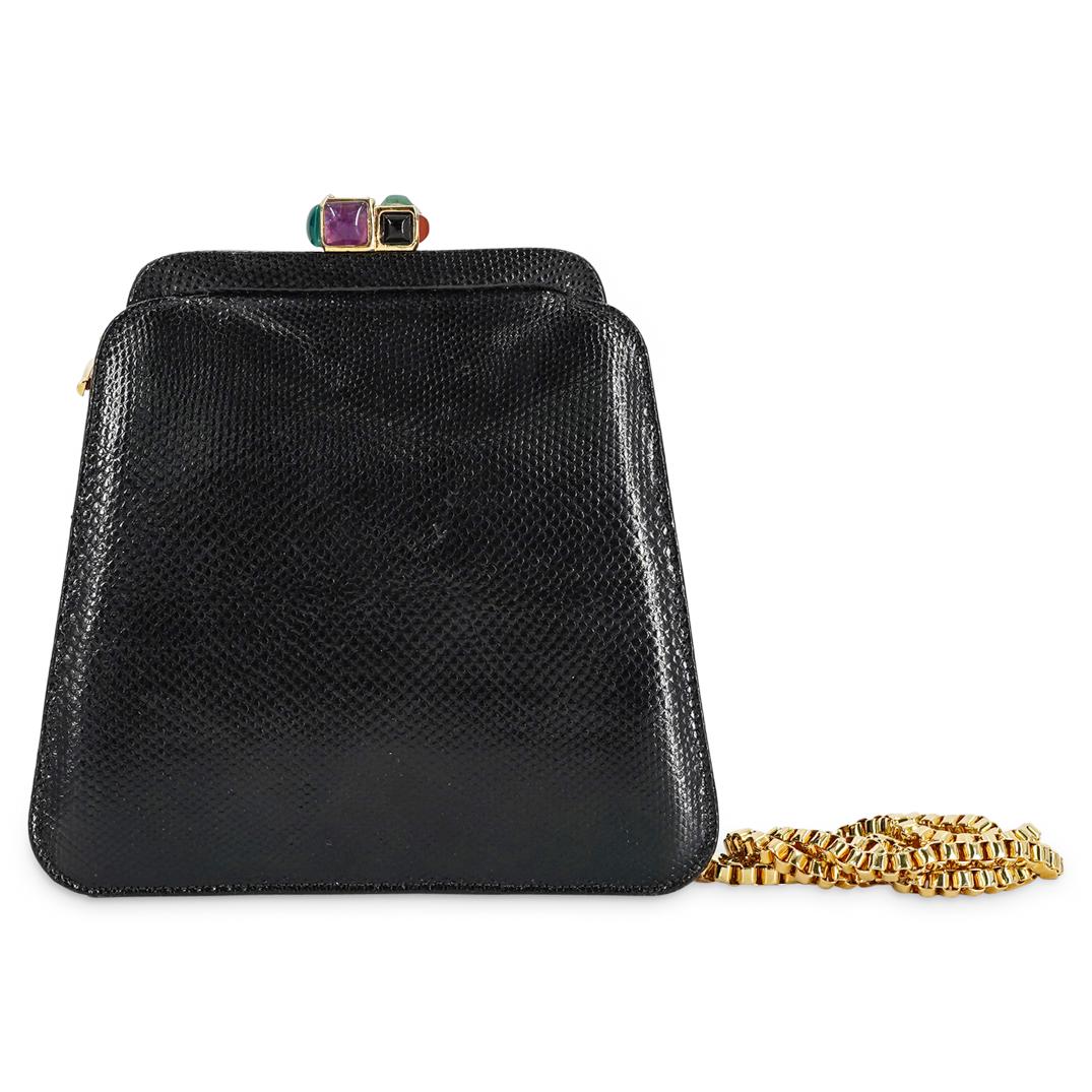 Judith Leiber Lizard Skin Bag (1 of 5)