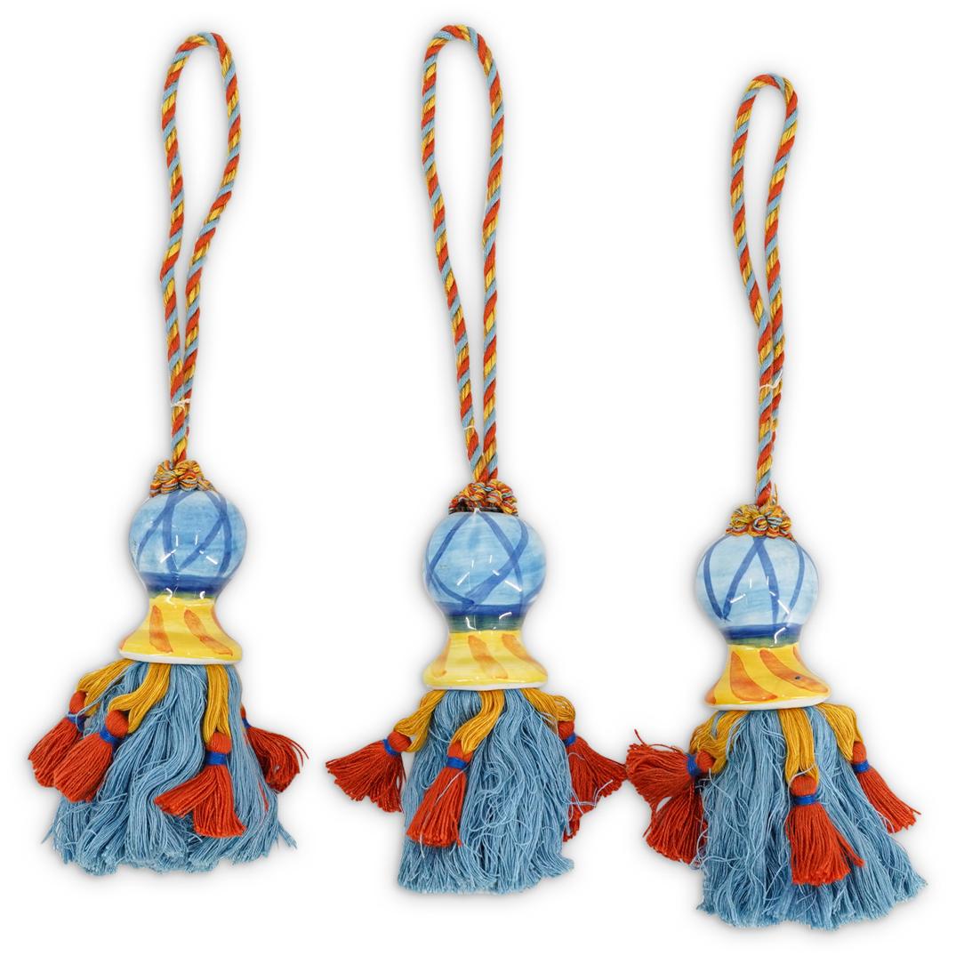 (3 pc) Mackenzie Childs Tassels (1 of 3)