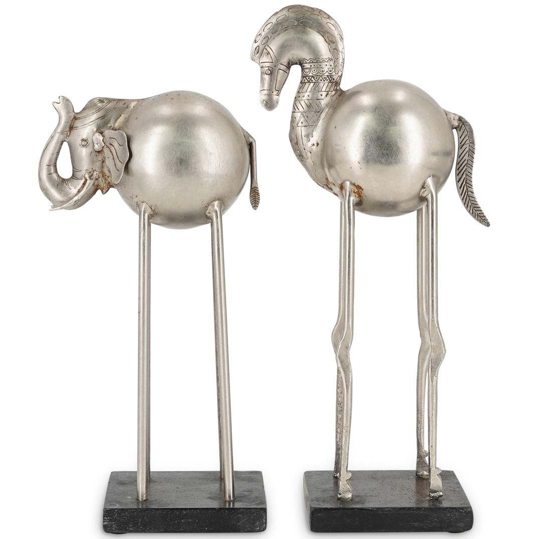 (2Pc) Mid Century Animal Sculptures (1 of 7)