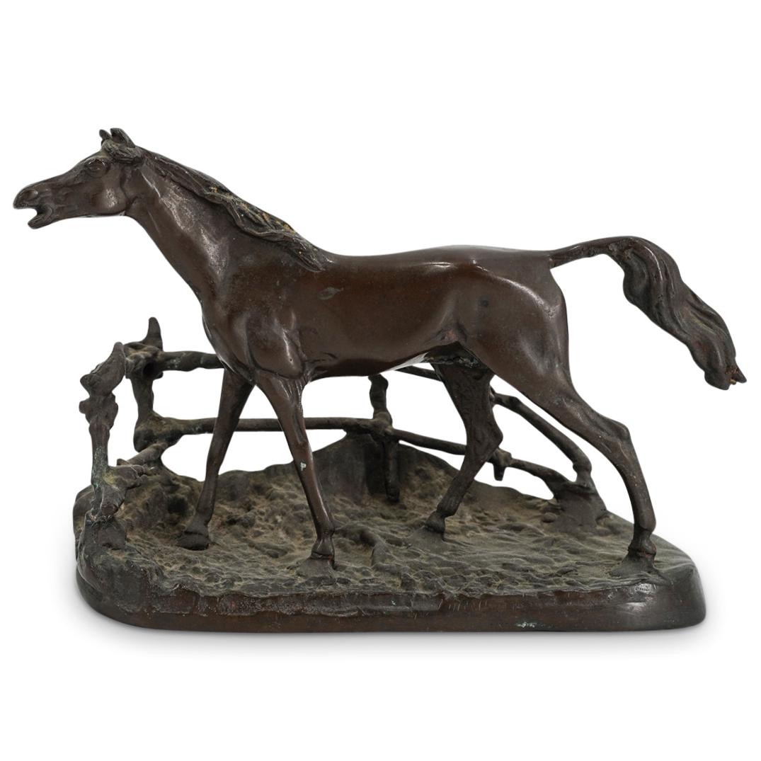 Pj Mene Bronze Horse Sculpture