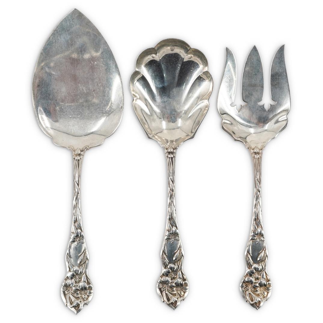 (3Pc) American Sterling Silver Serving Utensils (1 of 9)