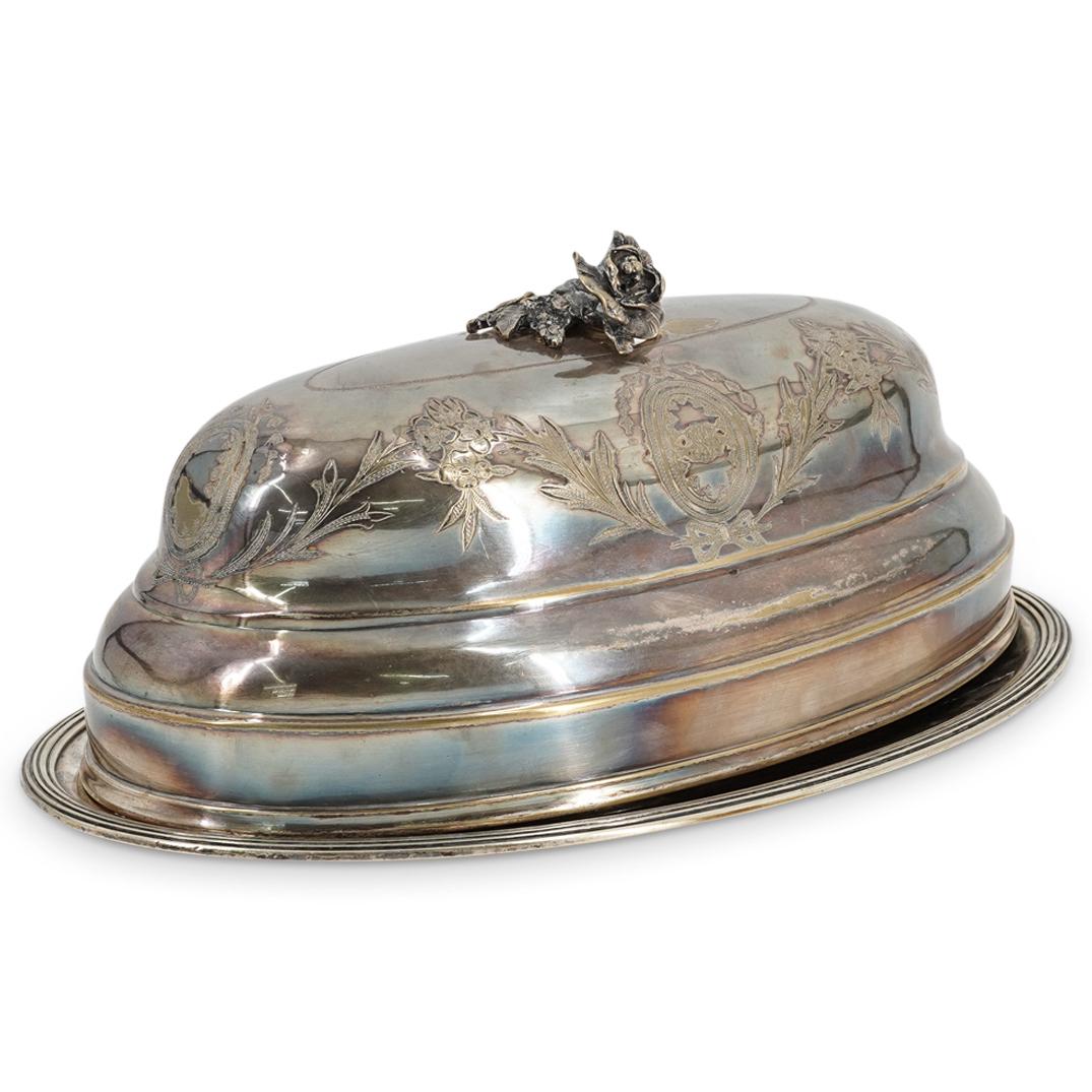 Silver Plate Serving Platter (1 of 7)