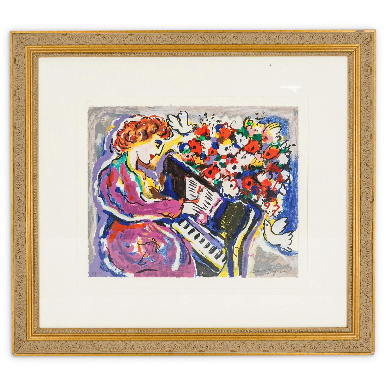 Zamy Steynovitz (1951-2000) "Woman Playing Piano HS" (1 of 7)
