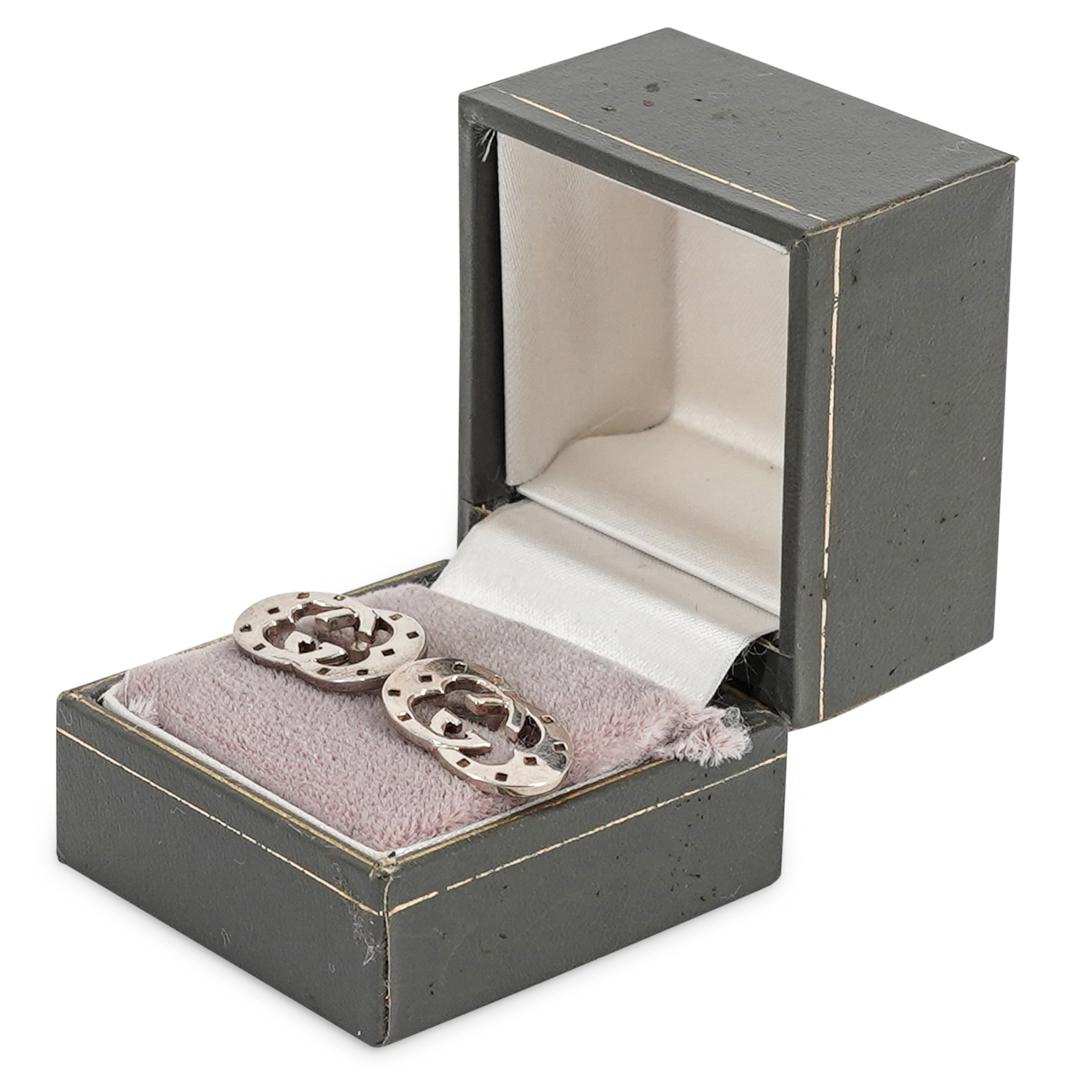 Vintage Gucci Sterling Silver Cufflinks (1 of 5)