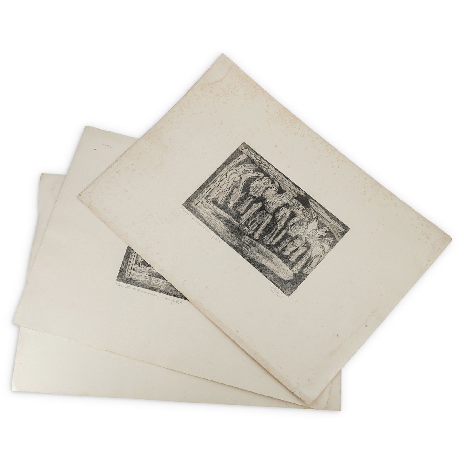 (3Pc) Gian Rodolfo D'accardi (1906-1993) Engravings on (1 of 12)