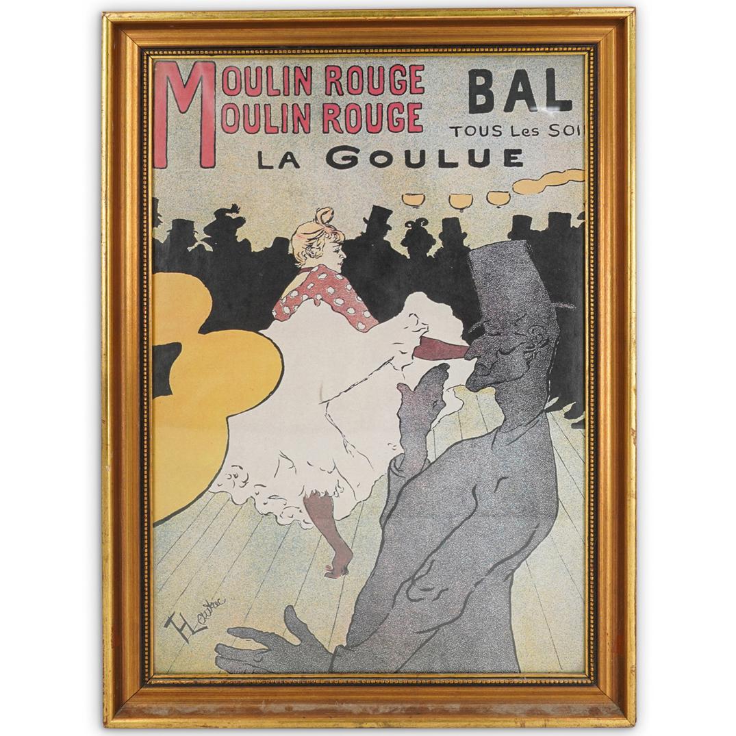 Framed Moulin Rouge Printed Poster (1 of 4)